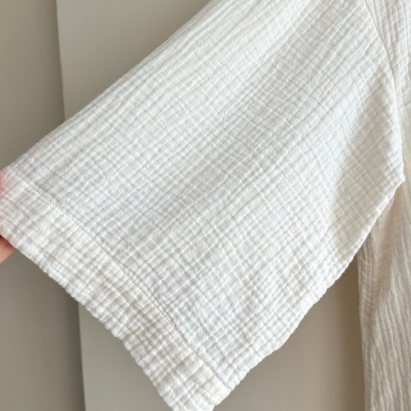 Madewell Isla Maxi Dress, Lighthouse Color, Button Down Kaftan, Size Large - Picture 9 of 16